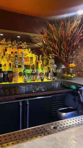 Georgetown Date Night Itinerary #dcfoodiespots #dcfoodie #placestoeat #frenchfood #georgetowndc #speakeasy #datenightideas 
