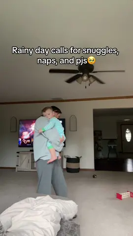 Nothing better than when your baby just wants held and you pause everything you’re doing for it. My boy. 🥹 #hurricane #helene #hurricanehelene #rainyday #momtok #boymom 