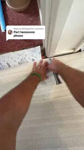 Replying to @Whitegolf13 part two for you bud in pov style #satisfying #carpetguy #carpet #flooring #flooringinstaller #asmr #dorsetdagger 