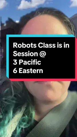#Robots #class is back let’s robotics Its a free class on robotics! Come hang out on #tiktoklive #live #freeclasses 