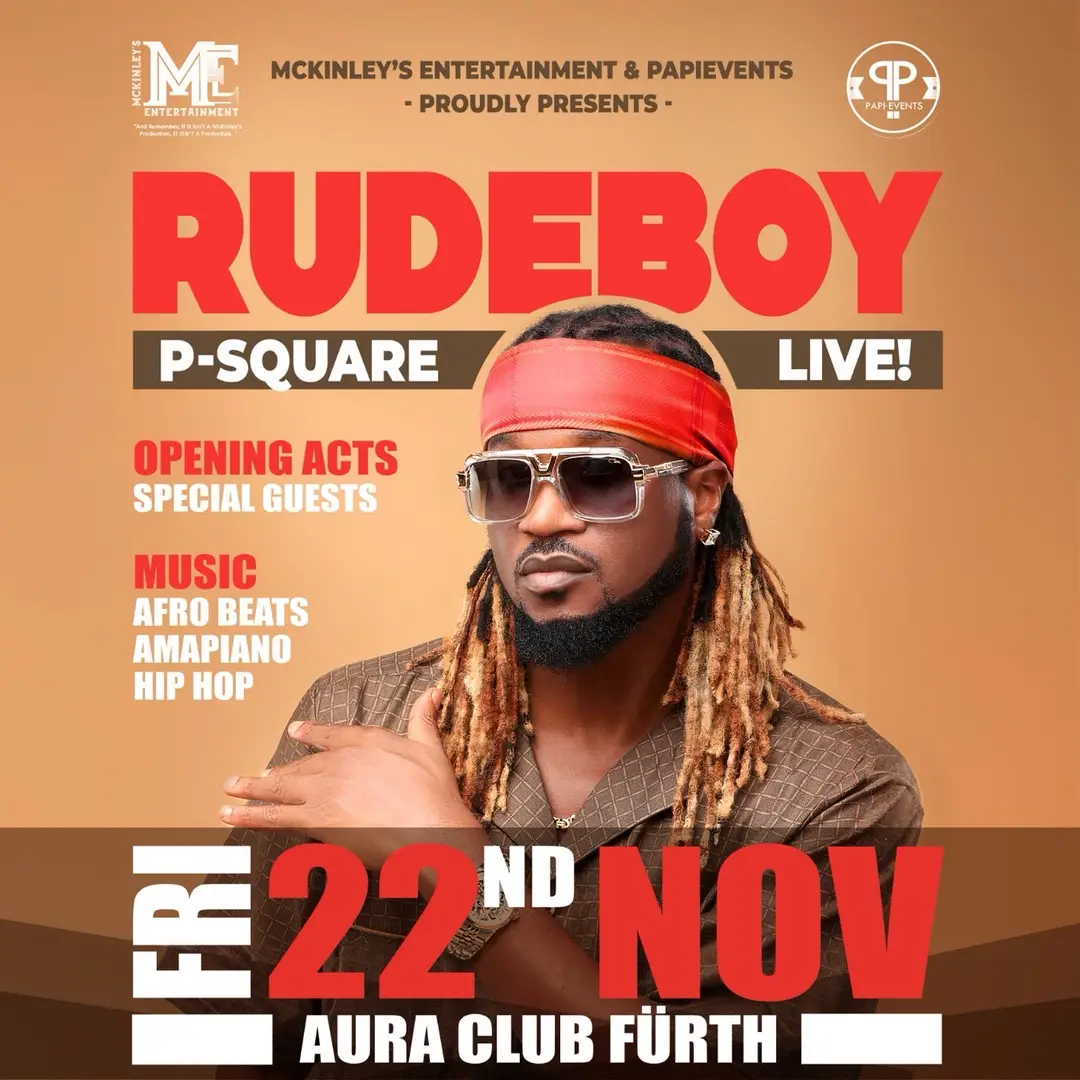 #nürnberg #bavaria #music #events #party #mainz #frankfurt #wiesbaden #tickets #psquare #afrobeats #rudeboy #dancehall #rhythm #goodvibes @PapiEvents #mckinleysentertainment #november #specialguest #liveinconcert 