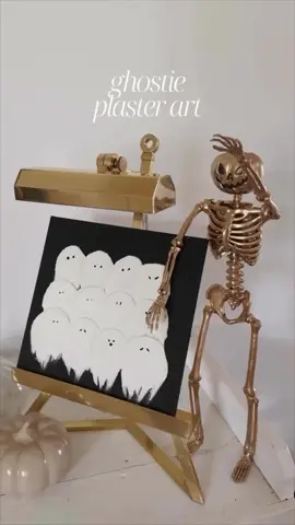 #halloween Plaster Ghost Art DIY 👻 👻 SUPPLIES 👻 + canvas + drydex joint compound + gloves + paint colors of choice + paint brushes This project took some trial and error to figure out the best products and techniques! I think joint compound was the easiest to work with and gave me the textured look I was going for! Make sure to wear gloves! Shop everything you need to make this on my @shop.ltk page (🔗 in bio) Save for inspiration and share with friends who love a good DIY. . . . #PlasterArt #HalloweenDIY #GhostArt #TexturedArt #SpookyDecor #FallCrafts #DIYHomeDecor #ArtisticDIY #HalloweenArt #Halloweek #CreativeProjects #CraftingSeason #HalloweenDecor #PlasterCraft #SeasonalDIY #DIYDecor #BudgetFriendlyCrafts #HolidayCrafts #GhostDIY #HomeDecorIdeas