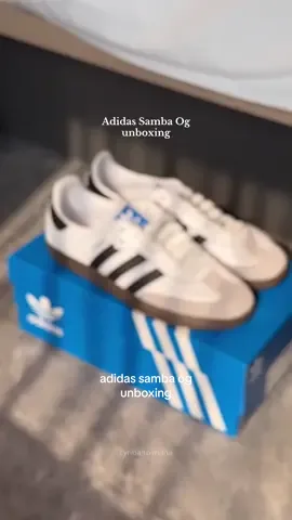 new trainers. #adidassamba #unboxing 