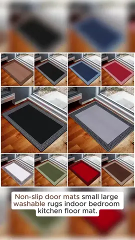 Non Slip Door Mats Small Large Washable Rugs Indoor Bedroom Kitchen Floor Mat #fyp #viraltiktok #viralpost #viralvideos #TikTokShop #bestproduct #musthaves #products #nonslip #rug #mat #washable #floormat 