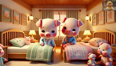 Hai Chú Heo Con#bé_yêu_nhac #nhạcthieunhichay #be_yeu_nhac #nhạcthieunhi_vuinhon #độngvật #viral #trending #hoathinh  @@bé yêu nhạc 