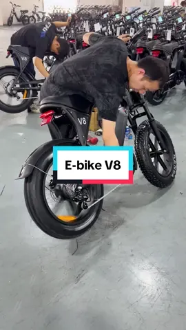 Our Best Selling model V8 Electric bike is processing and testing. #ebike #ebicycle #ebikefactory #fatbike #chinafactory #citybike #ebikemanufacturer #mountainbike #electricbike #electricbicycle #masscustomization #production #originalfactory #bulkproduction #ebiketiktok #foryoupage 