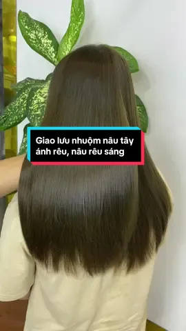 Giao lưu nhuộm nâu tây ánh rêu ,nâu rêu sáng #maunhuomdep #tuyenngotopone #chiasekythuatnhuomtoc #nhuộm #khửkiềmtóc #maunhuomtopone #uốnlanh #naucfe #topone 
