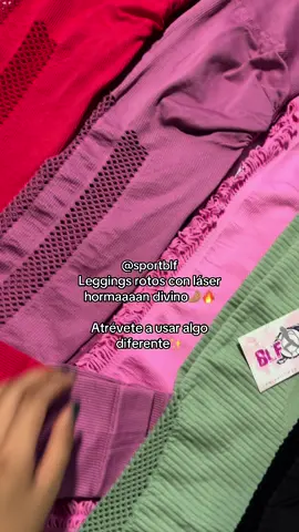 Amamos esta opción de leggings con rotos! Amaras este estilo diferente 🔥✨ ~ #leggings #ropadeportiva #gymmotivation #Fitness 