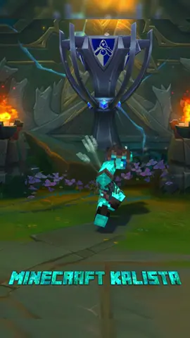 Minecraft Kalista #leagueoflegends #leagueoflegend #leaguetiktok #leaguetok #Minecraft 