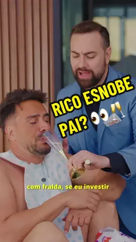 RICO ESNOBE PAI?👀🥂😂 #ricoesnobe #esnobe #pai   @Julio Rocha 