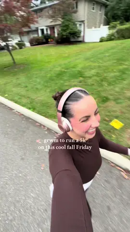 part 8 | Friday 5k!!🍒👟💌🍁🪩 wearing head to toe @Oner Active  sneakers @HOKA  #run #Running #runner #grwmroutine #grwm #grwmoutfit #gymgirl #workout #workoutroutine #workoutmotivation #5k #5krun #friday #oneractive 