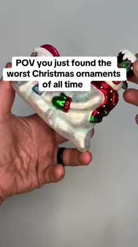 My parents will never forgive me for this. #christmastok #christmastiktok #ornaments #whiteelephantgift #christmasornaments 