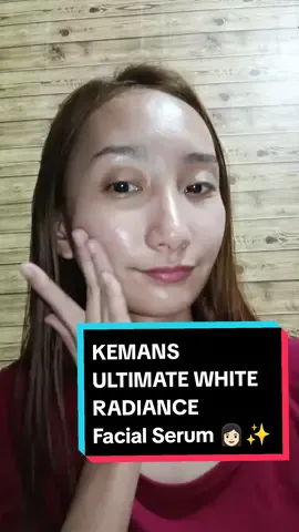 Another serum na nakakapagpa-fair, smooth at glow ng skin 😍  #kemans #ultimate #white #radiance #facialserum #ultimatewhite #niacinamide #arbucinwhite #fair #smooth #glowing #glowingskin #hypoallergenic #dermatologicallytested #parabenfree #philippines 