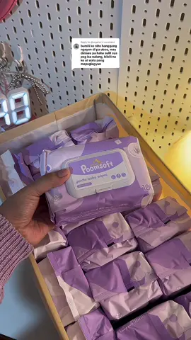 Replying to @@unjelicc pinaka mataba at murang wipes na nabili ko!!😍 #poomsoft #poomsoftwipes #babywipes #fyp #poomsoftgentlebabywipes #payday #fypage #fypppppppppppppppppp