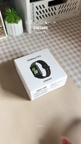 Unboxing Galaxy Fit3 ✨ #samsung #unboxing #smartwatch #smartband #fitnesstracker #gadget 