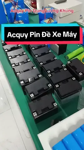 Acquy Pin Đề Xe Máy Thay Thế Acquy chì bền gấp 5 lần acquy luôn