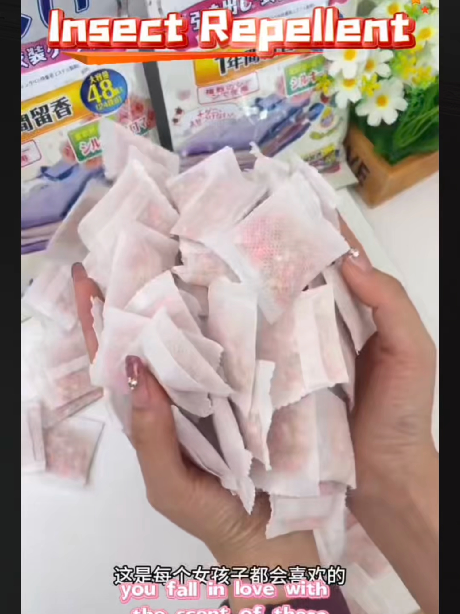 每个女孩子都会喜欢的花香樟脑丸！！ #insectrepellent #fyp #singaporetiktok #tiktoksg #tiktokshop #mothballs #fragrant