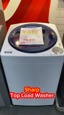1.5k lang may Sharp Top Load Washer kana!❤️💯 @Sharp Philippines  #automaticcentre #homebuddiesph #sale 