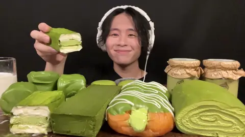 抹茶テリーヌに心動かされる24歳🍵#咀嚼音 #asmr #飯テロ #mukbang #大食い 