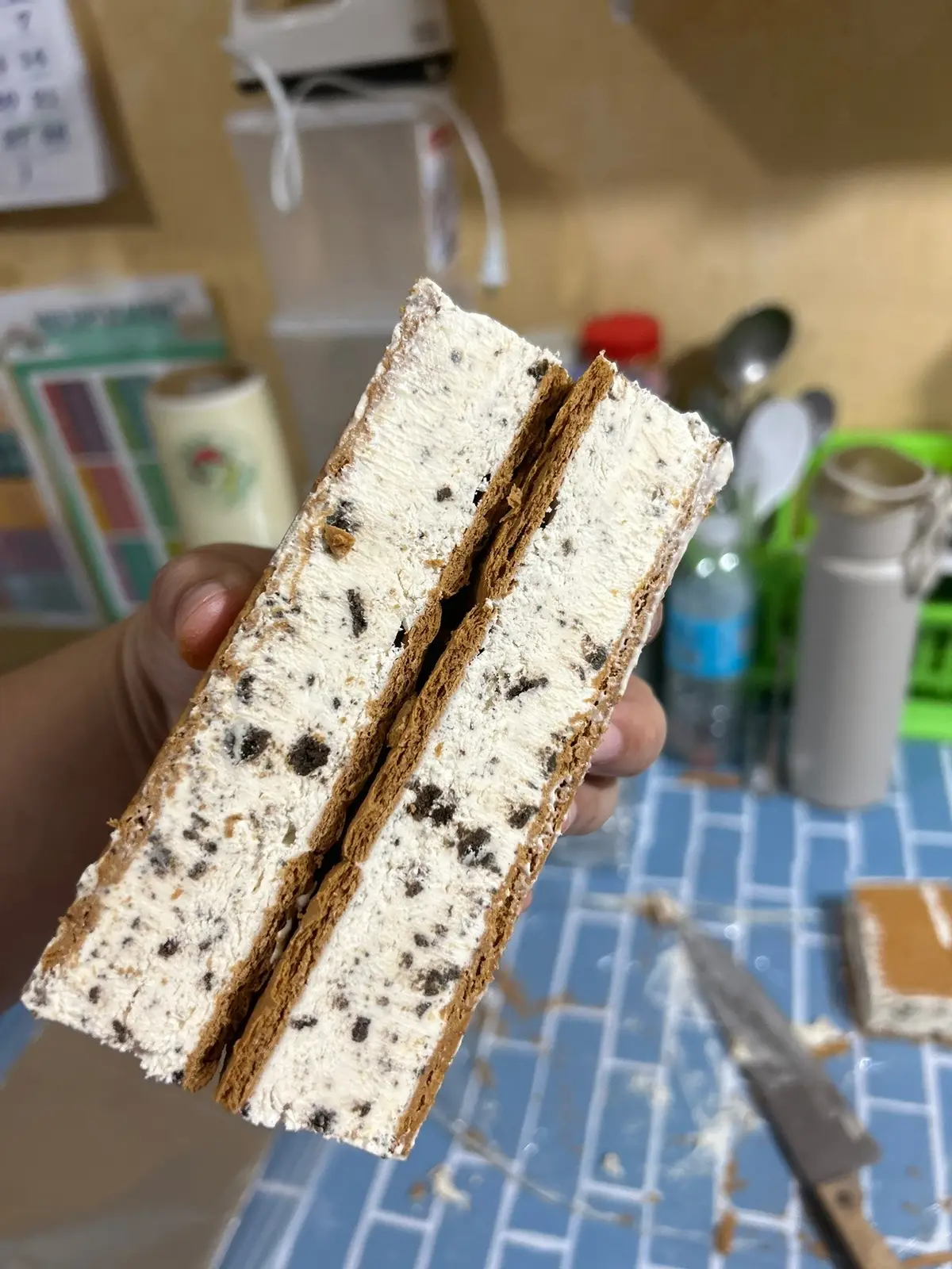 This is all the graham bar pics for ya’ll hehe  Mango ₱45 Cookies n cream ₱30 Fruitcocktail ₱40