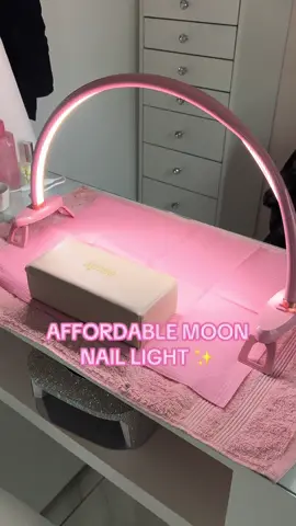 I got pink and Medium for my nail desk 💗🎀 Theres more colors to choose from! It’s affordable & cute!! #nailtechs #naillamp #afforablenails #nailsupply #naildesk #nailinspo #beginnernailtech 