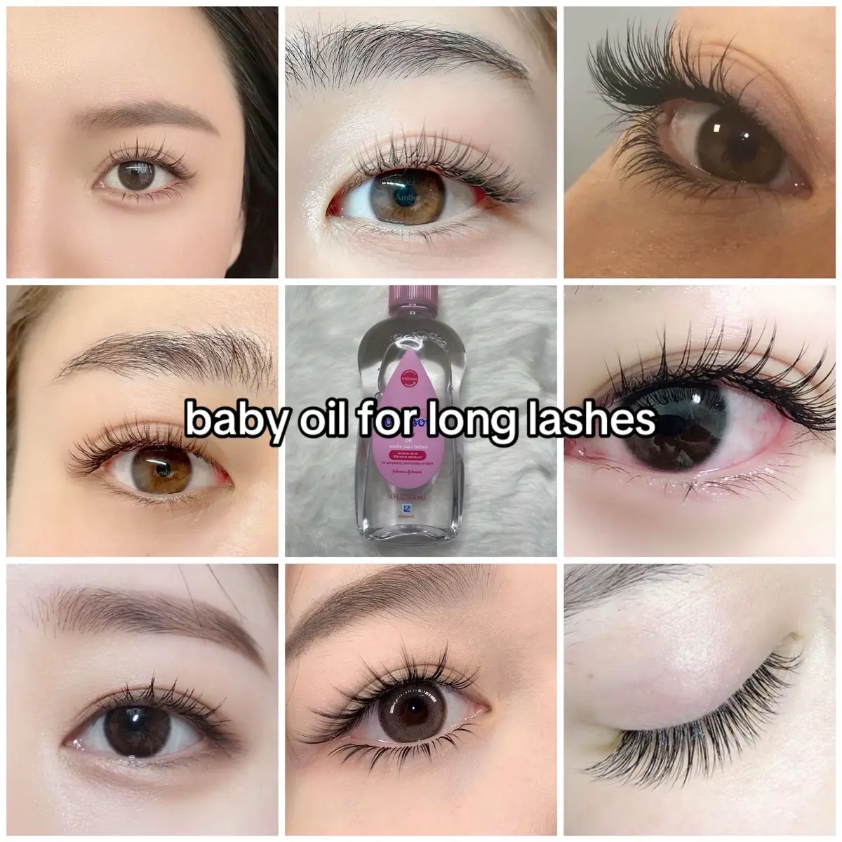 i know what you are thinking about. #babyoil #lashes #knees #clearskin #shinyhair #longnails #lips #pdiddy #expossed #viral #repost