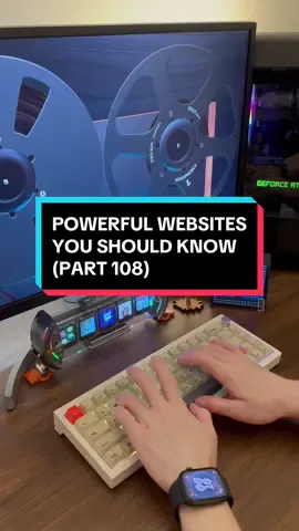 Powerful websites you should know (part 108) create videos just with your idea #productivity #videoediting #aitools #invideo 