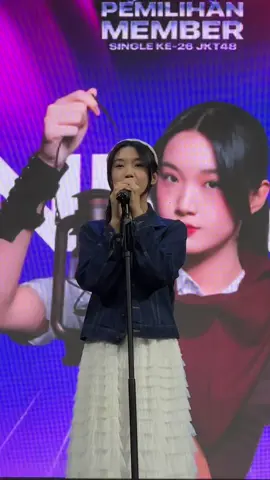 Delynnn semangaatt terus ya untuk berprosess! @jkt48.delynn  Campaign SSK Personal MnG Road to SSK 28.09.24 #JKT48 #JKT48NewEra #SSK 