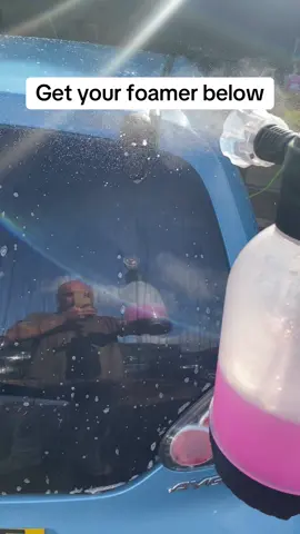 Snow foam on the go! #snowfoam #sprayer #carcare #carcleaning #detailing 