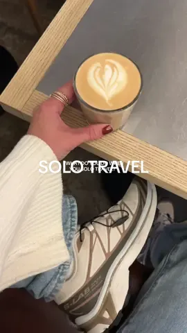 My solo travel activities include wearing cute outfits & grabbing coffee ☕️ #coffeeshops #solotravel #solotraveler #coffeeaddict 