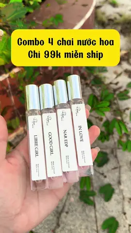 Combo 4 chai nước hoa Rorysi trợ giá còn 99k miễn ship#emkieutaphoa #nuochoa #nuochoanu #rorysi #nuochoarorysi #nuochoachinhhang 