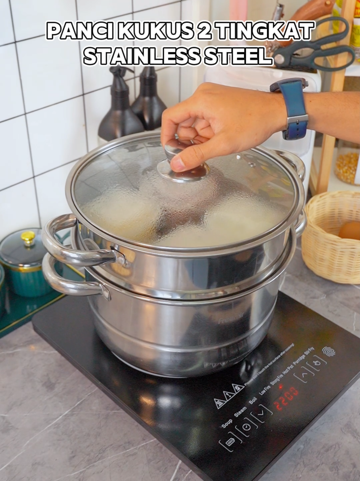 Tuhkannnn panci kukus ini udah muat banyak bangettt.... #panci #kukusan #pancikukus #shopmaster #promoguncang1010