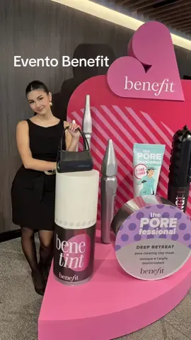 Benefit amo tus eventos🥹🫶🏻✨ @BenefitCosmeticsCL #POREfessional #benefitcosmetics #fyp #parati #makeup #mate #duomatificante #chile 