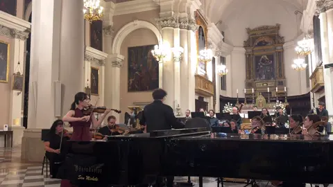 Performed Tchaikovsky in Italy❤️ #classicalmusic #orchestra #fyp 