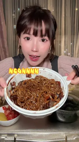 mukbang mì tương đen ~ #tencuatolapun #xuhuongtiktok #mukbang #xh 