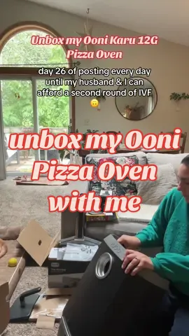 This is my most prized posession now! I am so grateful to have received this gift! WHO WANTS TO HAVE A PIZZA PARTY?! #unboxing #oonipizzaoven #ooni #pizzaparty #pizzaoven #ivf #ivfjourney #ttc #ivfwarrior #italiancook #fypageシ #gifted 