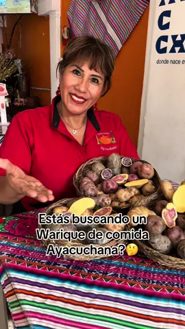 Estas buscando un Warique donde puedes comer rico, bonito y barato? ✨Somos el Warique Ayacuchano✨ Podras encontrar muchos platos tipicos de la region ayacucho y sobre todo un ambiente acojedor. Como siempre nosotros los ayacuchanos queremos hacer sentir a todos como si estuvieramos en casa🏠  #comida #gastronomia #peruana #ayacucho #warique #wariqueayacuchano #viraltiktok #parati #lima 