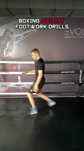Drills For Faster Footwork ⚡️ #boxing #boxingtraining #boxingfootwork #boxingdrills #boxingskills 