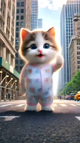 Gatinho dançando. #gatinhosfofos  #gatinhodançando #ia #inteligenciaartificial 