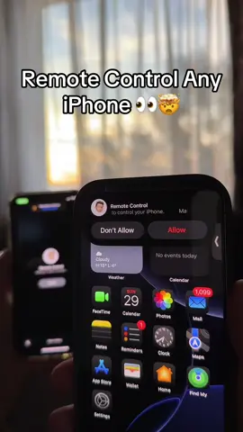 Did you know you can Remote Control ANY iPhone? 👀🤯 #apple #techtok #viral #trend #fyp #newiphone #Tech #ios18 