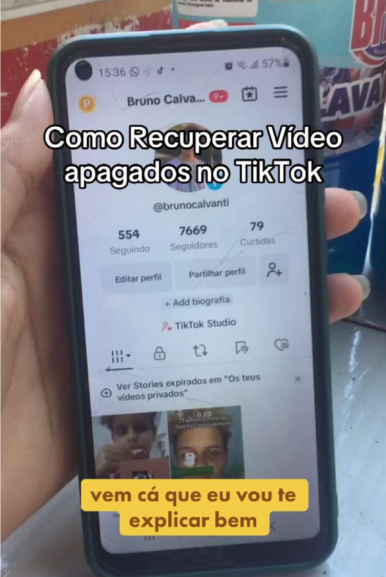 Como Recuperar Vídeos Apagados no Tiktok (DÚVIDAS PERGUNTE NOS COMENTARÍOS) #tiktokindia #tutorial #marketing 