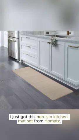 Kitchen mat set, Non slip and washable  #kitchenmat #tiktokmademebuyit #kitchen 
