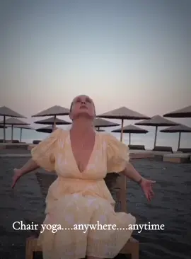 You don't have to make it to a studio class in your leggings. Yoga can be practiced anywhere....anytime. The most important thing is that you Yoga 😉 #yogaanywhere #beachyoga #gentleyoga #chairyogaflow #slowdown #accessibleyoga #yogaforallbodies #wellbeing #outsideyoga #yogaforall #SelfCare #selfcaresunday #improveyourhealth #mobility #gentleyoga #stretch 