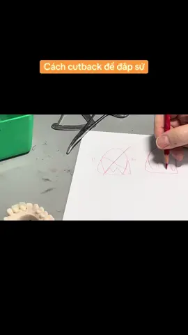 Cách cắt răng để đắp sứ phần 1#rangsuthammy #school #ctinedental #dentaltechinician #nhakhoa 