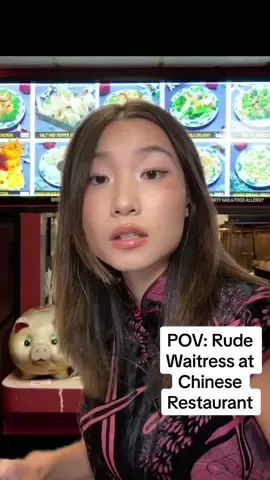Rude Waitress at Chinese Restaurant ASMR 🥡🥢 #asmr #pov #ASMR #chinese #chinesefood #asmrvideo #asmrsounds #asmrtiktoks #asmrfood #povs #roleplay #roleplayasmr #chineserestaurant 