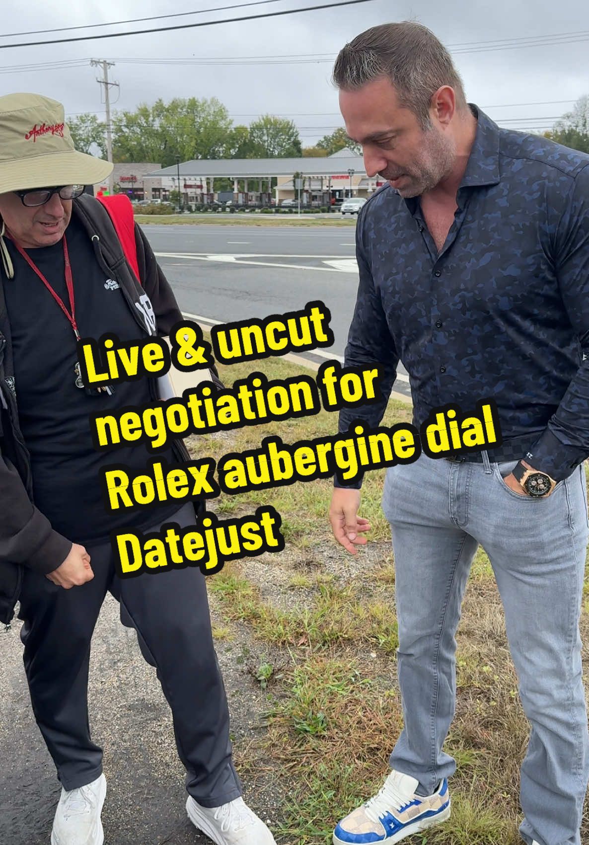 John is back with a fan favorite (Gil) to negotiate on this aubergine dial Rolex Datejust. #rolex #watches #business #entrepreneur #watchtok #foryou 