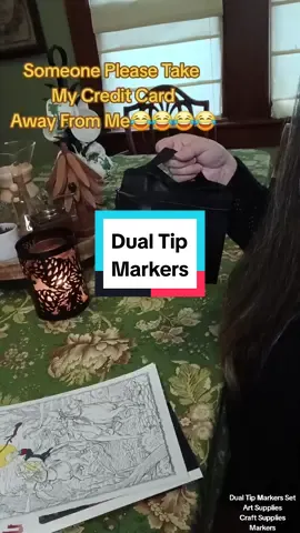 There are only a few sets of these dual Tip Markers left so grab yours before they're gone! A great addition to your craft supplies  #dualtipmarkers #markersset #crafting #craftsupplies #christmasgiftideas #coloring #adultcoloringtherapy #adultcoloringaddict #falldealsforyou #tiktokblackfridaysale #tiktokcybermondaysale 