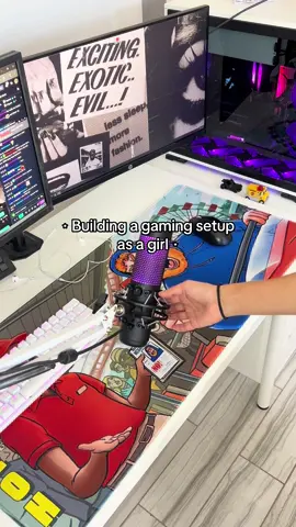 New @Case mousepad from twitchcon :D come rebuild my gaming set up with me #fyp #gaming #zxycba #twitchcon #Valorant #caseoh #roblox #pcsetup #pcgaming #GamingSetup #girlgamer 