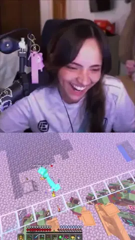 VickySirenita🧜🏻‍♀️ casi la desvive JXKWK #vicky #vickypalami #conterstine #Minecraft #streamer #clips #fyp #parati 
