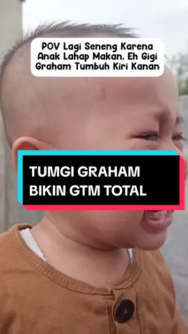 MasyaAllah, qadarullah baby Z lagi tumgi Graham jadi bikin GTM ada yg sama ga bund? 🥲 #busui #gtm #tumgibayi #gigi 